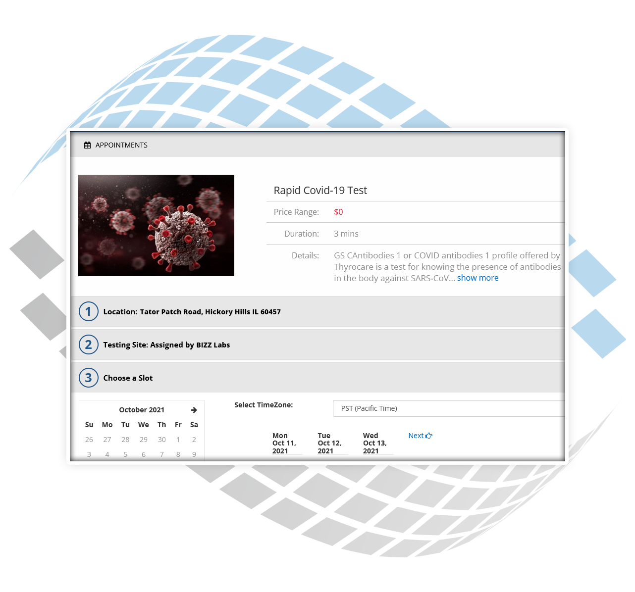 Optimized Scheduling for Covid-19 Testing clinics