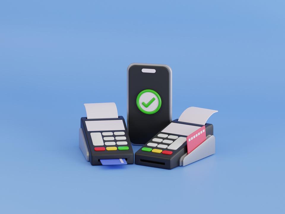 Point of sale devices and mobile checkout screen